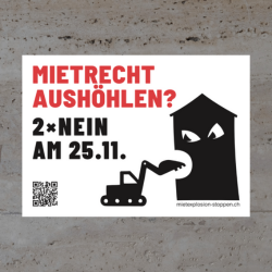 3 Sticker Mietrecht-Referendum